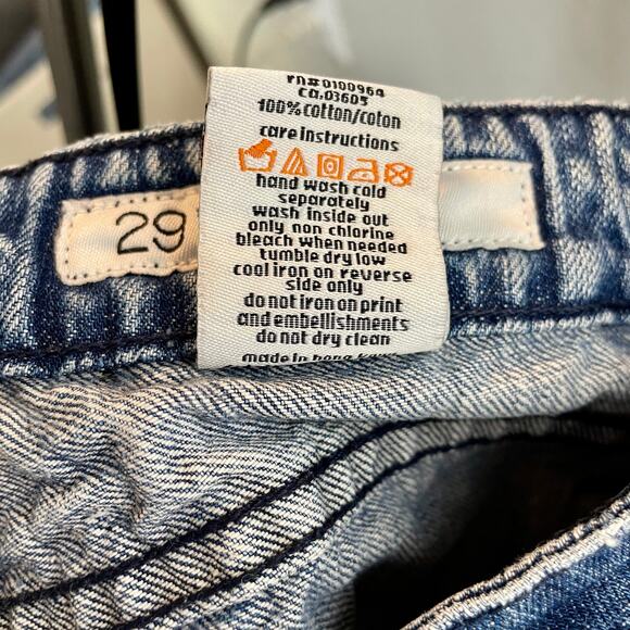 Vintage Y2K Akademiks AKDMKS Women's Distressed Sequin Low Rise Jeans- 30" Waist - Picture 12 of 12